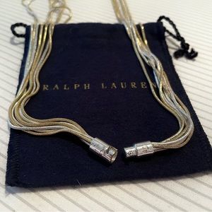 Lauren Ralph Lauren Two Tone Multi-strand Necklace